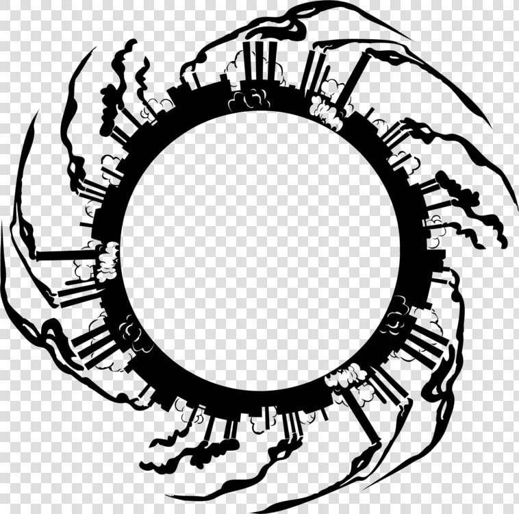 Line Art eye blackandwhite   Industrial Pollution  HD Png DownloadTransparent PNG