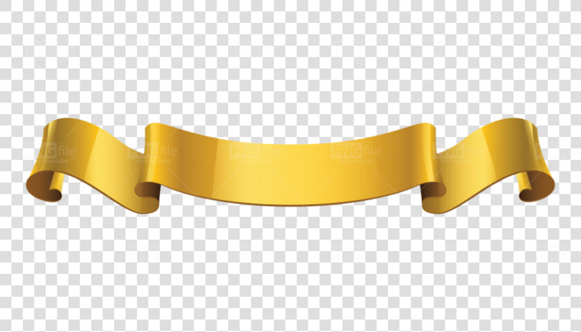 Curled Golden Ribbon  HD Png DownloadTransparent PNG