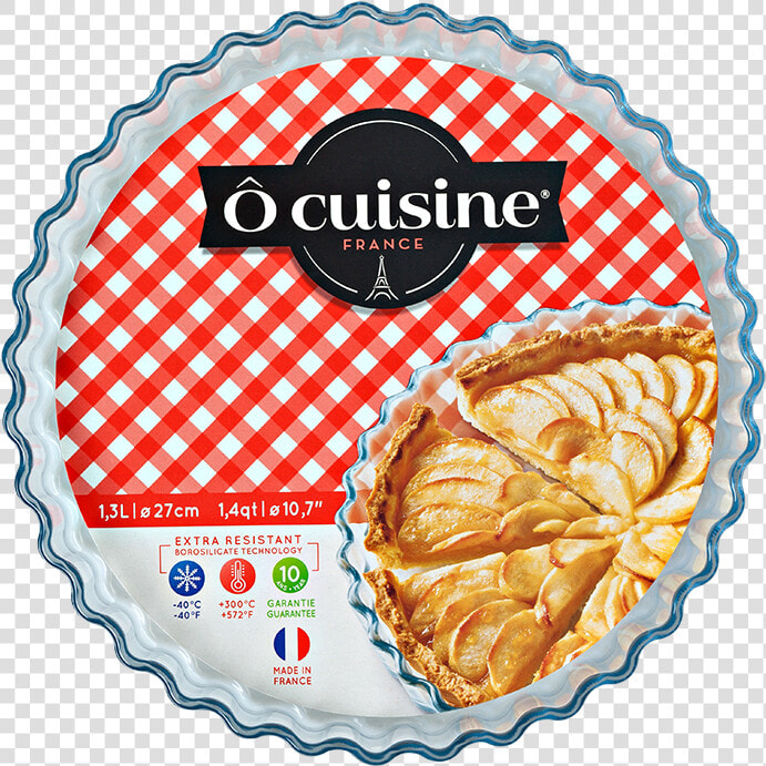 Flan dish Packed   O Cuisine France  HD Png DownloadTransparent PNG