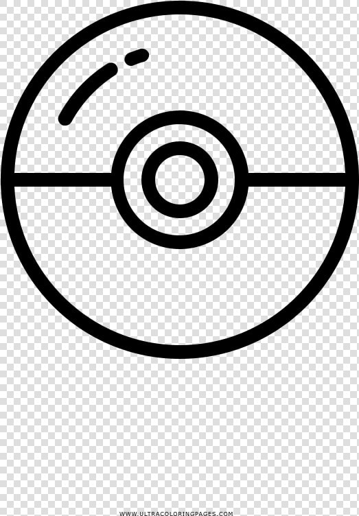 Pokeball Coloring Page   Pokeball Para Colorear Facil  HD Png DownloadTransparent PNG