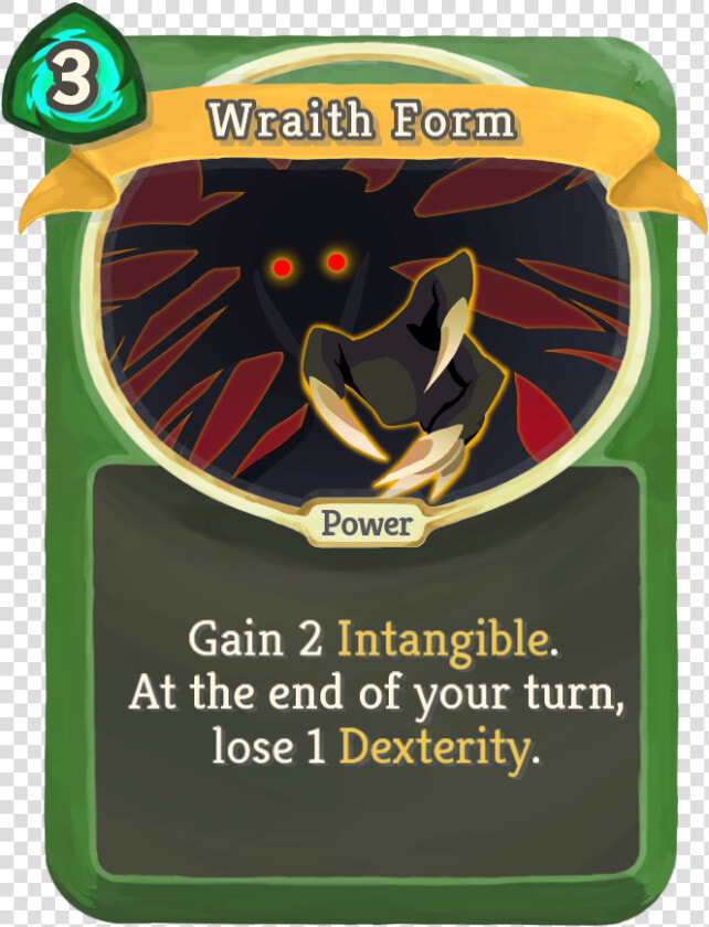 Slay The Spire Wiki   Silent Slay The Spire Wraith Form  HD Png DownloadTransparent PNG