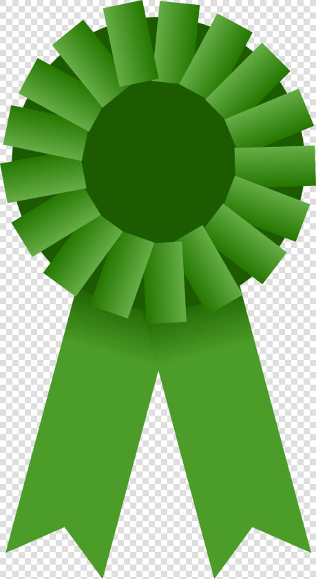 Banner Vector Award   Green Rosette Clipart  HD Png DownloadTransparent PNG