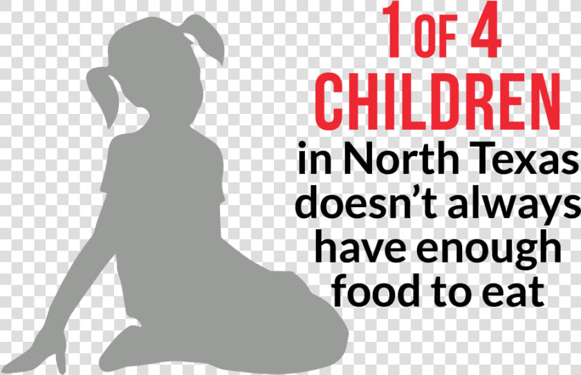 1 Of 4 Children Do Not Have Enough Food   Sitting  HD Png DownloadTransparent PNG