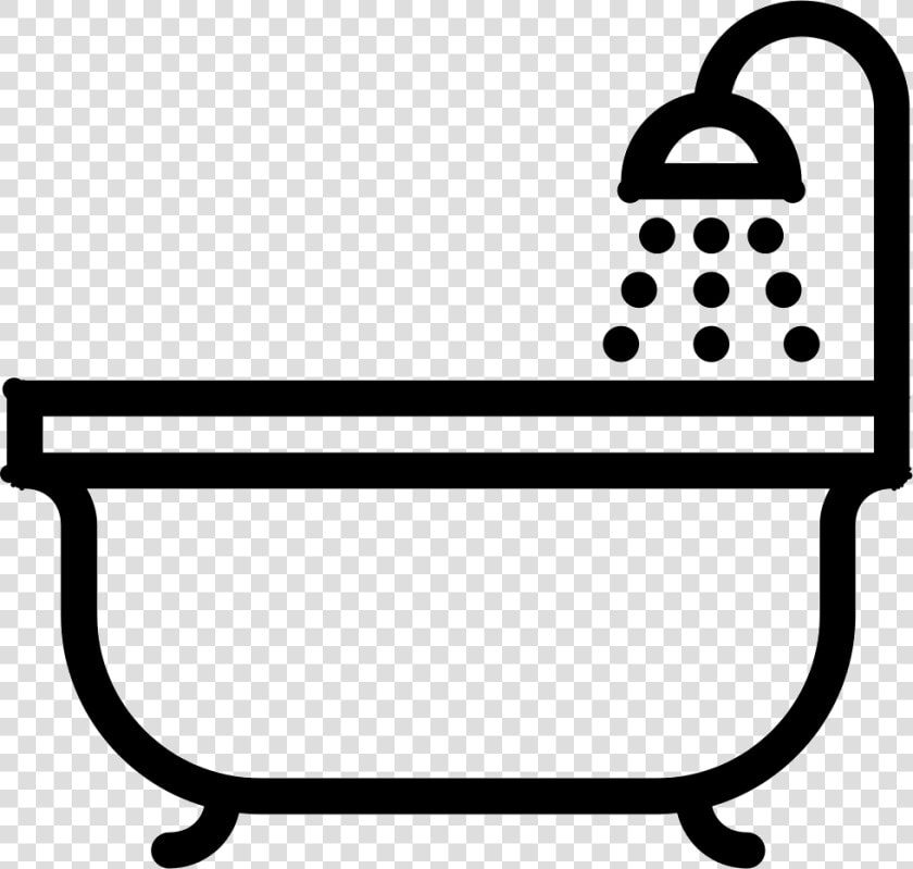 Shower And Tub   Tub Icon  HD Png DownloadTransparent PNG