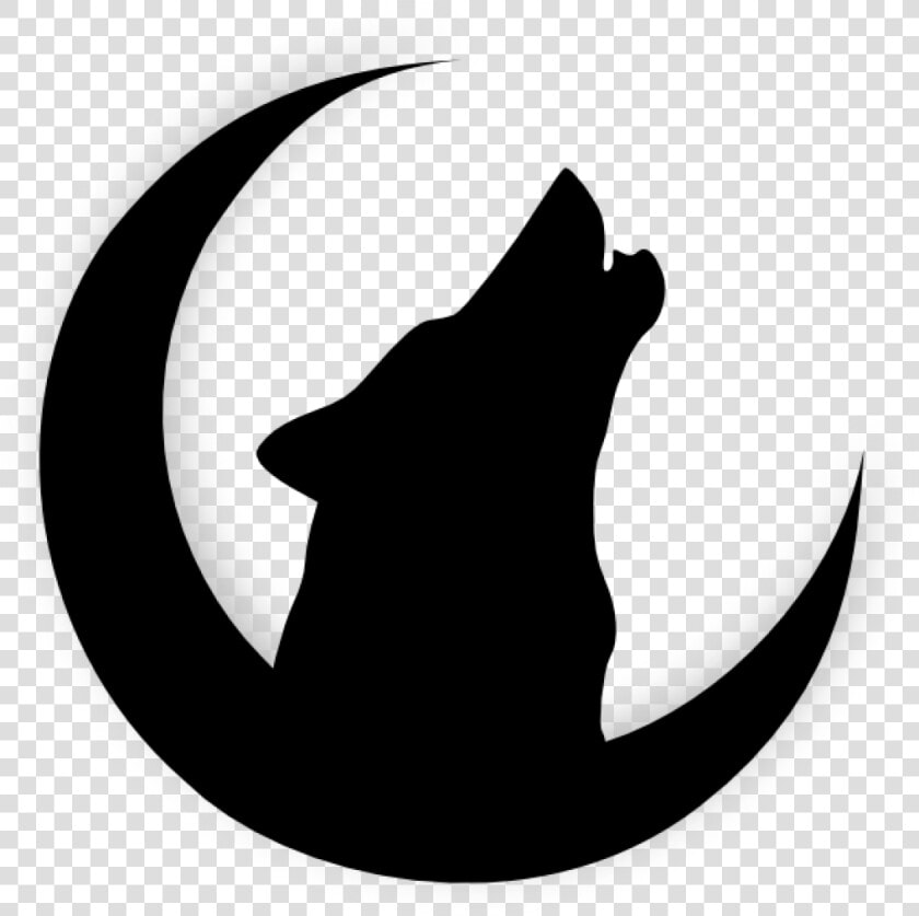 Clip Art Gray Wolf Drawing Moon Silhouette   Silhouette Wolf Howl At The Moon  HD Png DownloadTransparent PNG