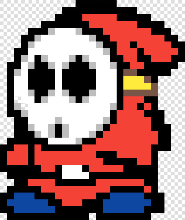 Transparent Grid   Shy Guy Pixel Art Minecraft  HD Png DownloadTransparent PNG