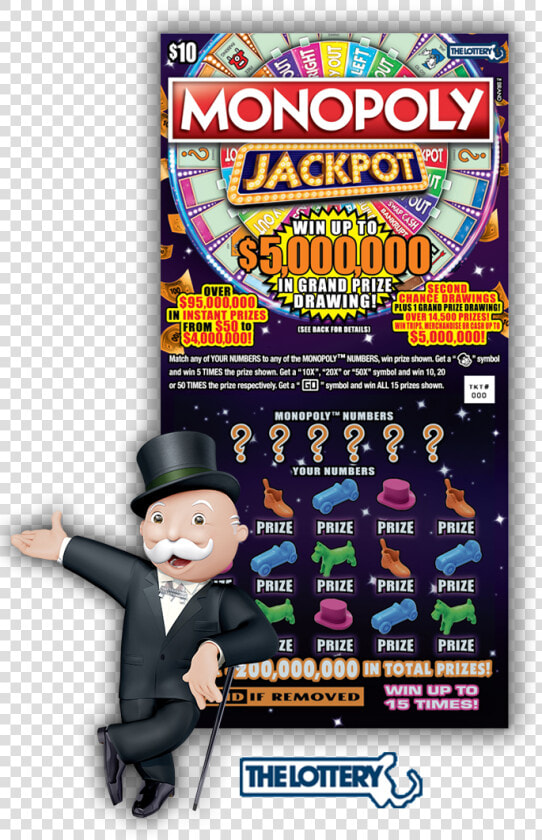 Monopoly Jackpot Scratch Off  HD Png DownloadTransparent PNG