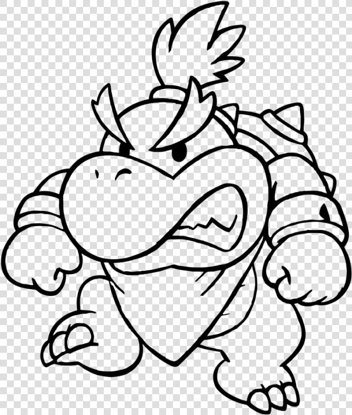 Bowser Jr Coloring Pages   Baby Bowser Coloring Pages  HD Png DownloadTransparent PNG