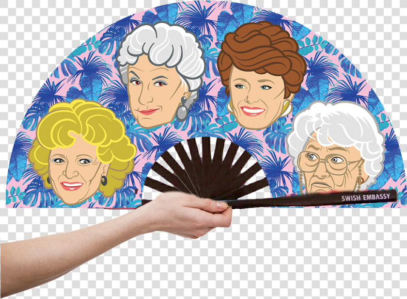 Lanai Fans Swish Embassy Class   Golden Girls Hand Fan  HD Png DownloadTransparent PNG