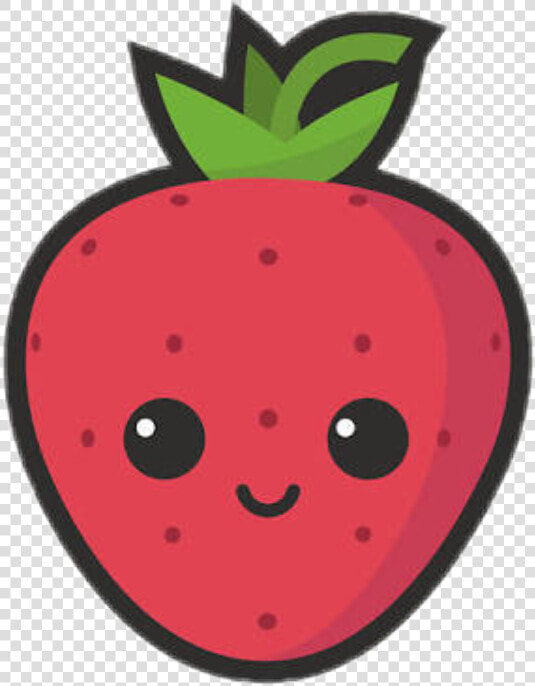  sticker  fresa  strawberry   Cute Strawberry  HD Png DownloadTransparent PNG