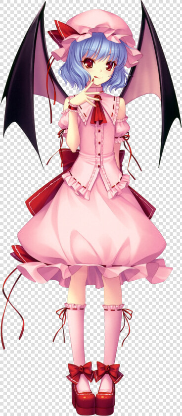 Remilia And Flandre Scarlet From Touhou   Png Download   Remilia Scarlet Render  Transparent PngTransparent PNG