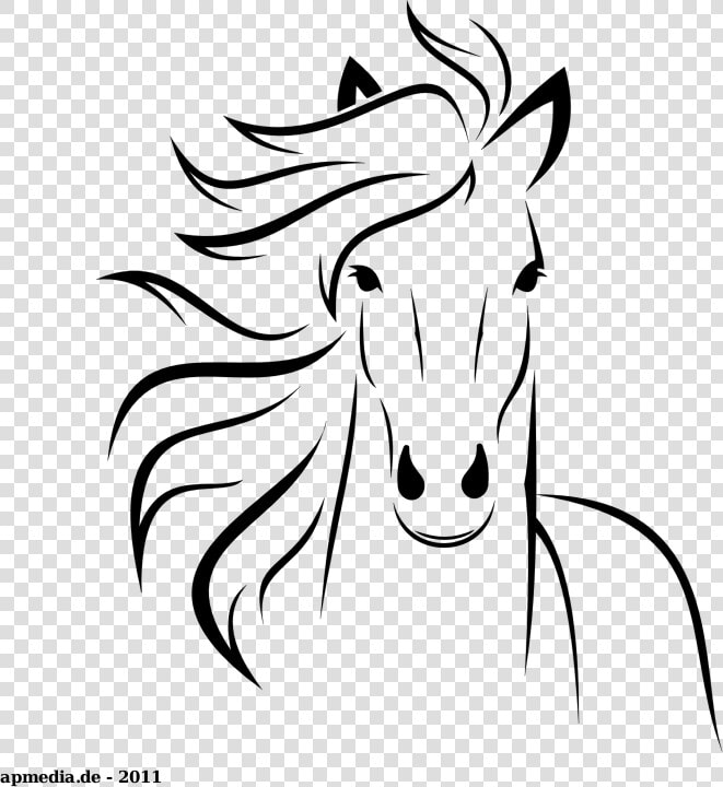 Drawing Horse  amp  Hound Arabian Horse Horse Head Mask   Horse Face Clipart Black And White  HD Png DownloadTransparent PNG