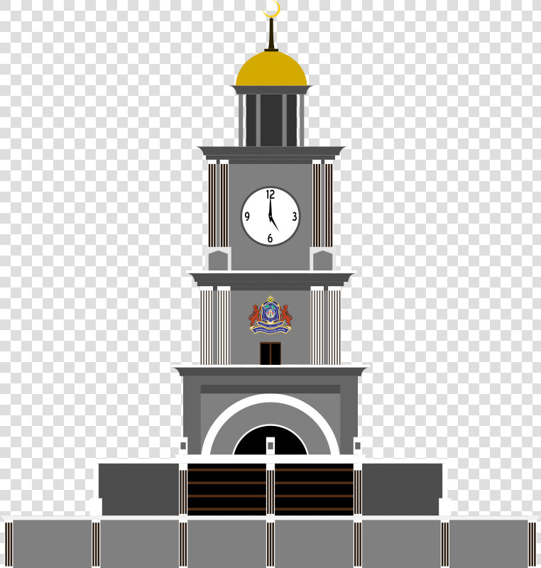 Clip Art Sultan Ibrahim Building Big   Clock Tower Clip Art  HD Png DownloadTransparent PNG