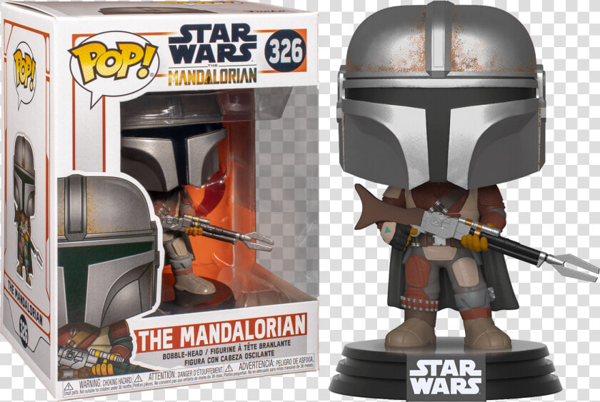 Funko Pop Star Wars Mandalorian  HD Png DownloadTransparent PNG