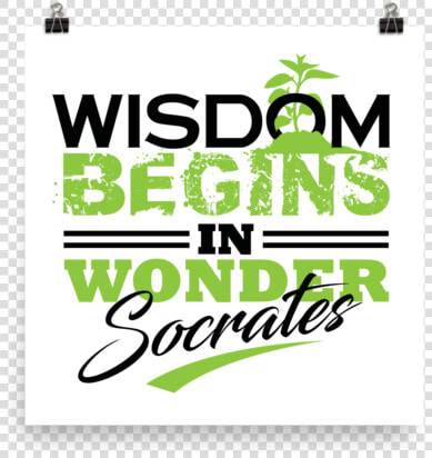 Wisdom Begins In Wonder   Socrates Logo Design  HD Png DownloadTransparent PNG