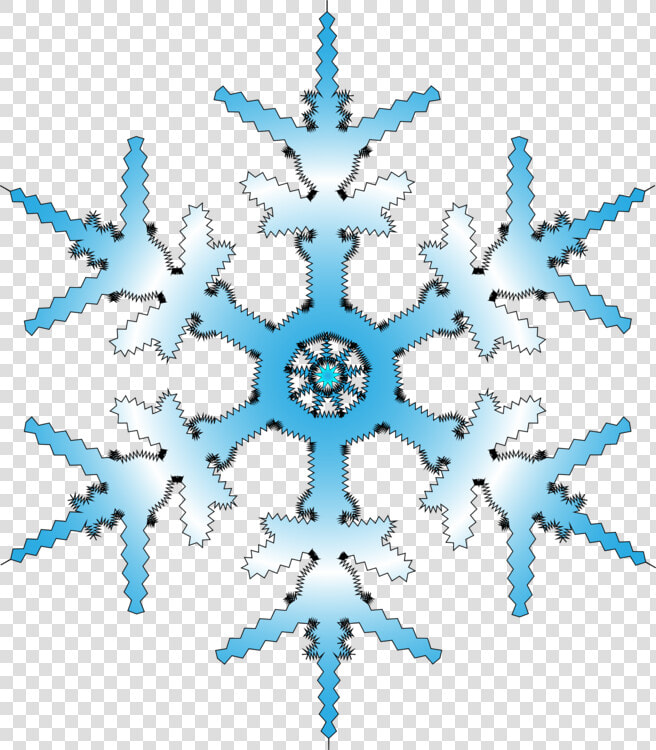 Snowflake Free To Use Clip Art   Blu Snowflake  HD Png DownloadTransparent PNG