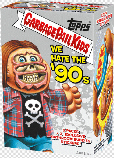 2019 Gpk 1 We Hate The 90s Value Box Src Https   Garbage Pail We Hate The 90s  HD Png DownloadTransparent PNG