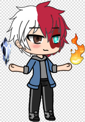 Shoto Todoroki Half Shirtless  HD Png DownloadTransparent PNG