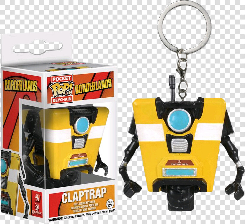 Borderlands 2 Claptrap Keychain  HD Png DownloadTransparent PNG