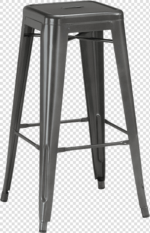 Galvanized Metal Bar Stool  HD Png DownloadTransparent PNG