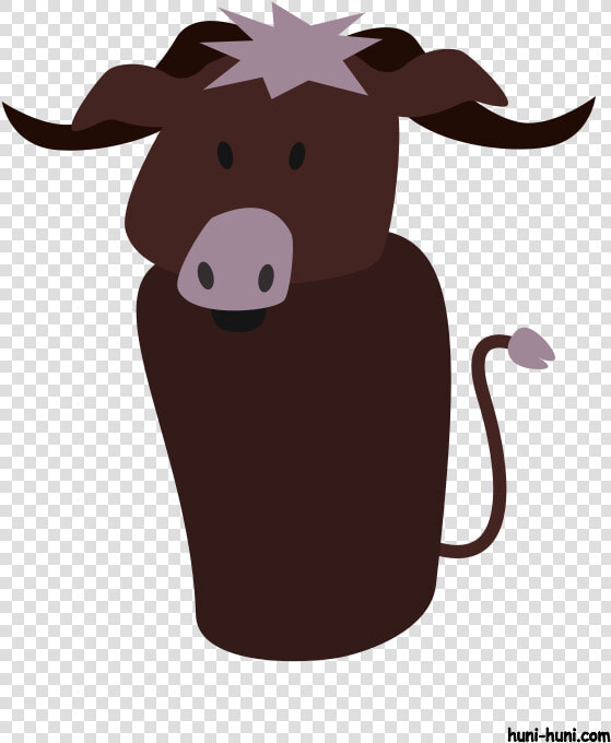 Huni Huni Flashcard Colored Kabaw Waterbuffalo Fingerpuppet   Cartoon  HD Png DownloadTransparent PNG