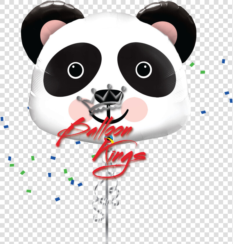 Panda Head   Panda Mylar Balloon  HD Png DownloadTransparent PNG