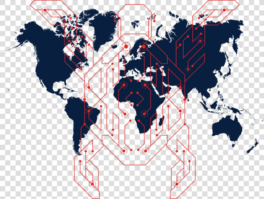 Swot Tee Final   Map Of The World For Presentation  HD Png DownloadTransparent PNG