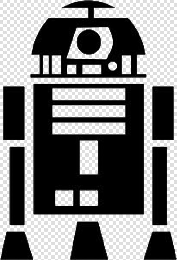 Transparent Star Wars Clipart   R2d2 Star Wars Silhouette  HD Png DownloadTransparent PNG