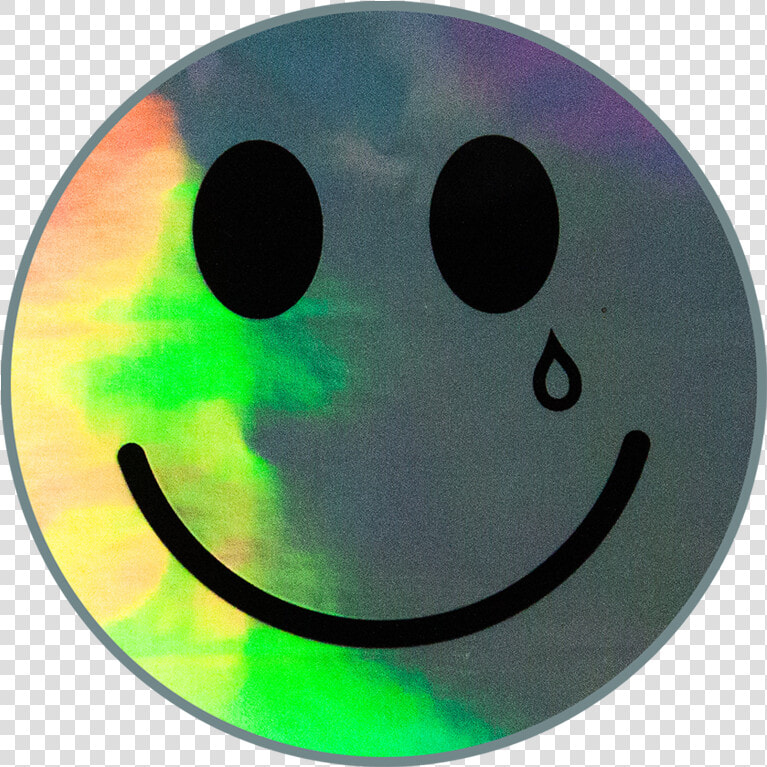 Happy  amp  Sad Holographic Sticker   Happy And Sad At The Same Time Kacey  HD Png DownloadTransparent PNG