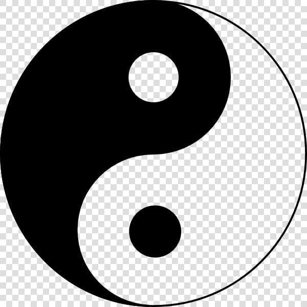 Yin Yang 10 Svg Clip Arts   Ying Yang Black And White  HD Png DownloadTransparent PNG