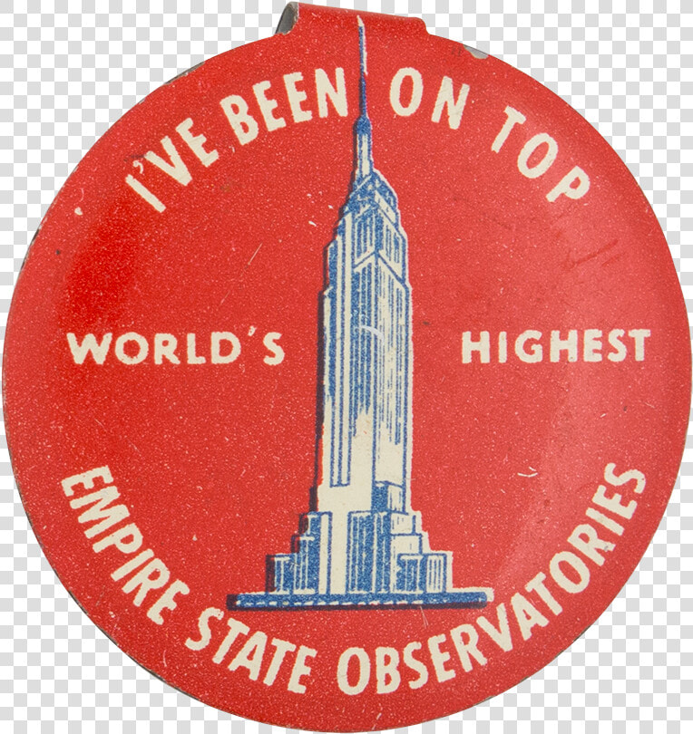 Empire State Observatories Advertising Button Museum   Aerospace Engineering  HD Png DownloadTransparent PNG