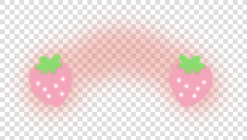  blush  pink  soft  uwu  strawberry  strawberries  overlay   Strawberry  HD Png DownloadTransparent PNG