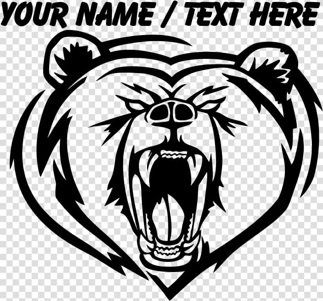 Drawing A Bear Face Angry   Png Download   Drawing Angry Bears Free  Transparent PngTransparent PNG