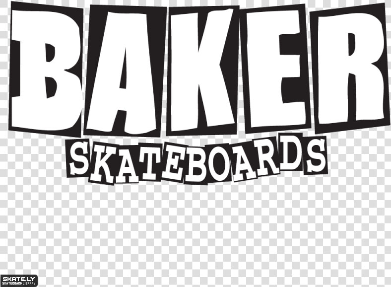 Baker Brand Logo Medium Sticker Black White 8inch  800x800     Banner  HD Png DownloadTransparent PNG