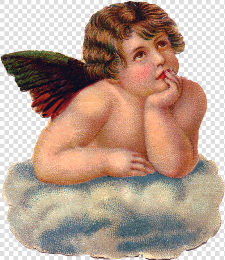  angelaesthetic  aesthetic  angel  cherub  baby  freetoedit   Cherub On A Cloud  HD Png DownloadTransparent PNG