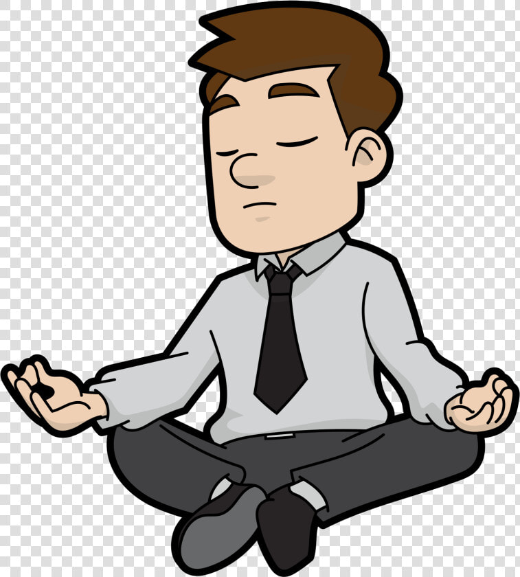 Transparent Meditation Png   Meditating Cartoon  Png DownloadTransparent PNG