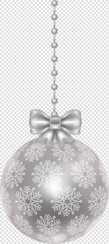 Silver Christmas Ball Transparent   Silver Christmas Ball Png  Png DownloadTransparent PNG