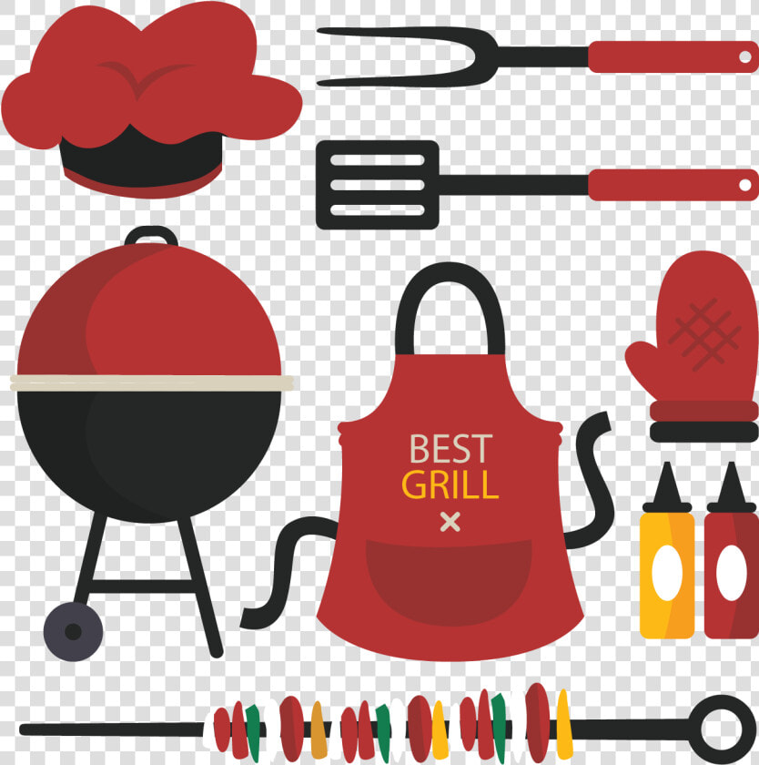 Barbecue Picnic Food Illustration   Food Illustration Bbq  HD Png DownloadTransparent PNG