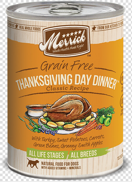 Image   Merrick Thanksgiving Day Dinner Dog Food  HD Png DownloadTransparent PNG