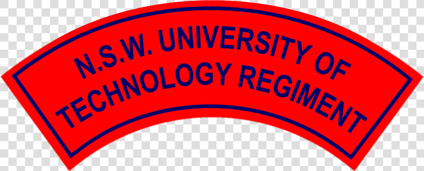 Nsw University Of Technology Regiment Battledress Flash   Royal Australian Engineers Red  HD Png DownloadTransparent PNG