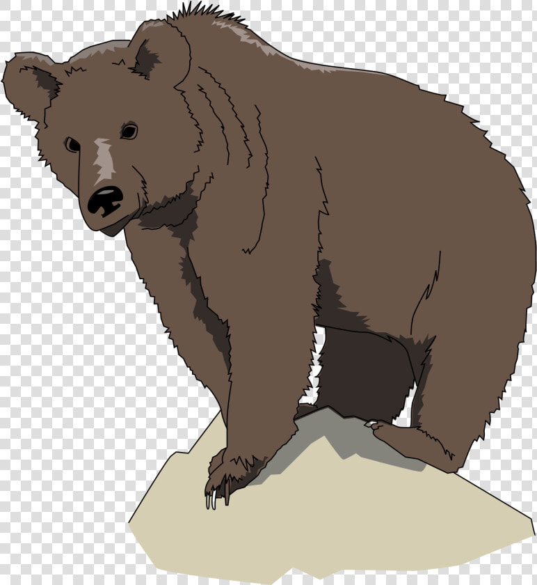 Brown Bear Clip Arts   Drawing Grizzly Clip Art  HD Png DownloadTransparent PNG