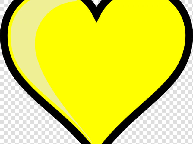 Yellow Heart Cliparts   Heart  HD Png DownloadTransparent PNG