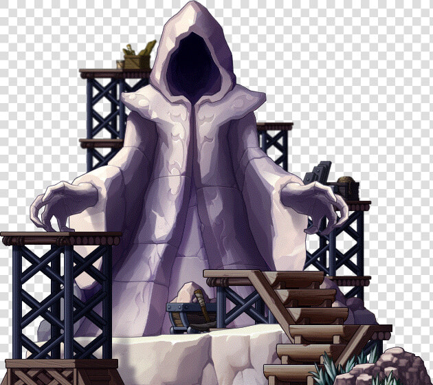 Statue Of The Black Mage   Black Mage In Maple  HD Png DownloadTransparent PNG