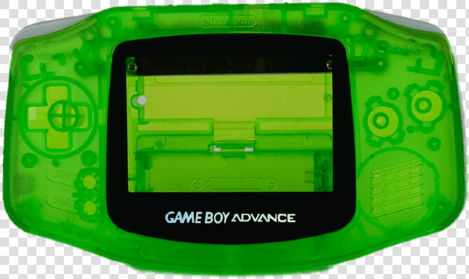 Game Boy Fluorescent Green   Gameboy Advance No Background  HD Png DownloadTransparent PNG