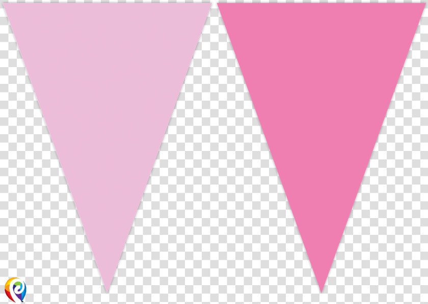 Pink Party Flag Bunting   Triangle  HD Png DownloadTransparent PNG