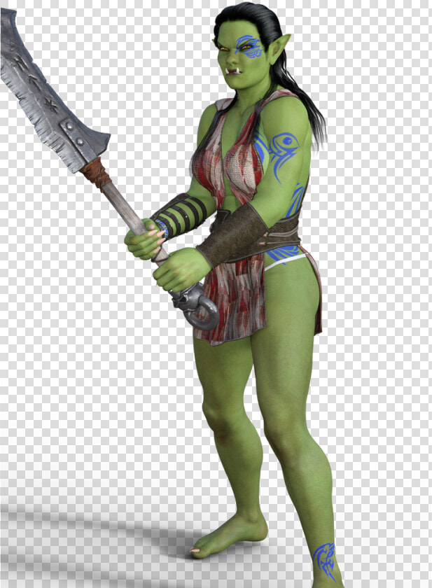 Transparent Orc Png   Female Orc Png  Png DownloadTransparent PNG