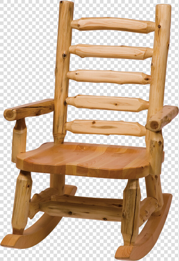 Cedar Rocking Chairs   Log Rocking Chair  HD Png DownloadTransparent PNG