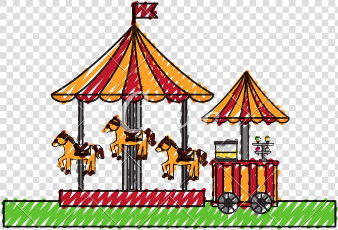 Carnival Transparent Carousel   Child Carousel  HD Png DownloadTransparent PNG