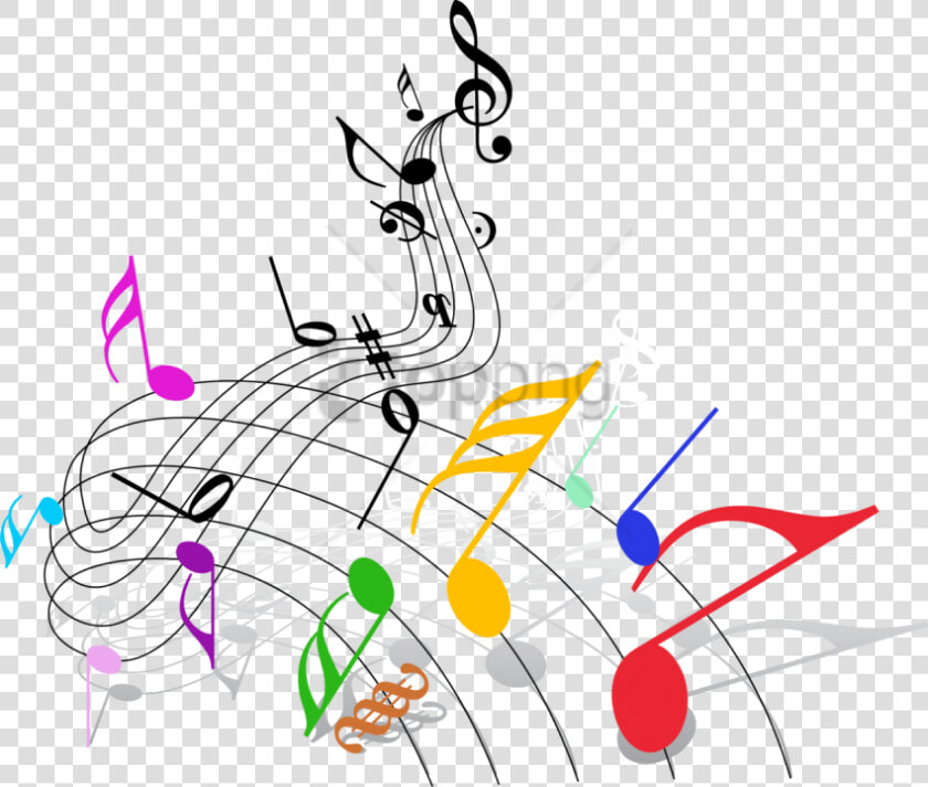 Free Png Notas Musicales De Colores En Png Image With   Colorful Musical Notes Png  Transparent PngTransparent PNG