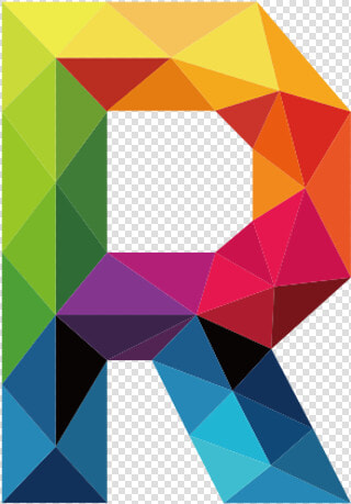 Prism Vector Colorful   Colorful R Letter Png  Transparent PngTransparent PNG